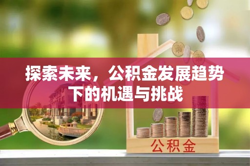 关山探索未来，公积金发展趋势下的机遇与挑战