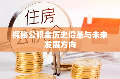 关山探秘公积金历史沿革与未来发展方向