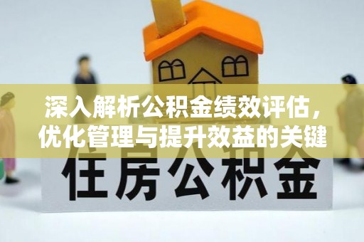关山深入解析公积金绩效评估，优化管理与提升效益的关键路径