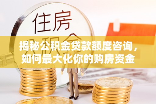 关山揭秘公积金贷款额度咨询，如何最大化你的购房资金
