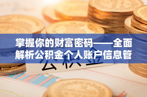 关山掌握你的财富密码——全面解析公积金个人账户信息管理与优化